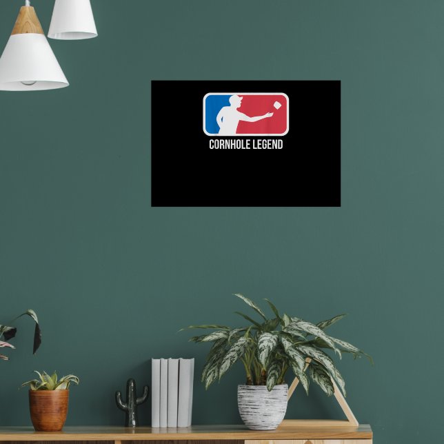 Poster Presente de Cornhole para uma Lenda do Cornhole (Sala de Estar 1)