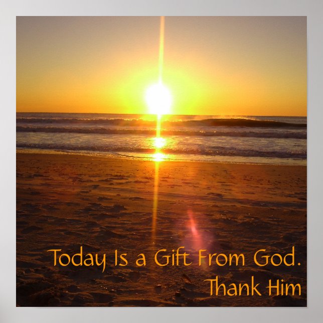 Poster Presente de Deus (Frente)