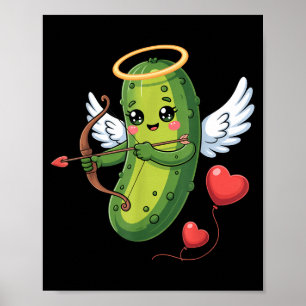 Poster Presente de dia dos namorados pepino cupido amor c