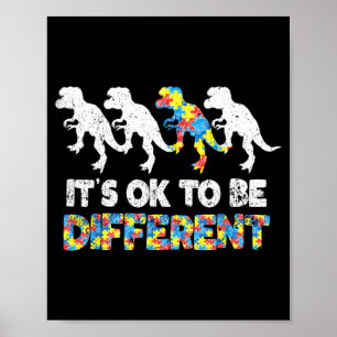 Poster Presente de Dinossauro de Consciência Au Seja Dife
