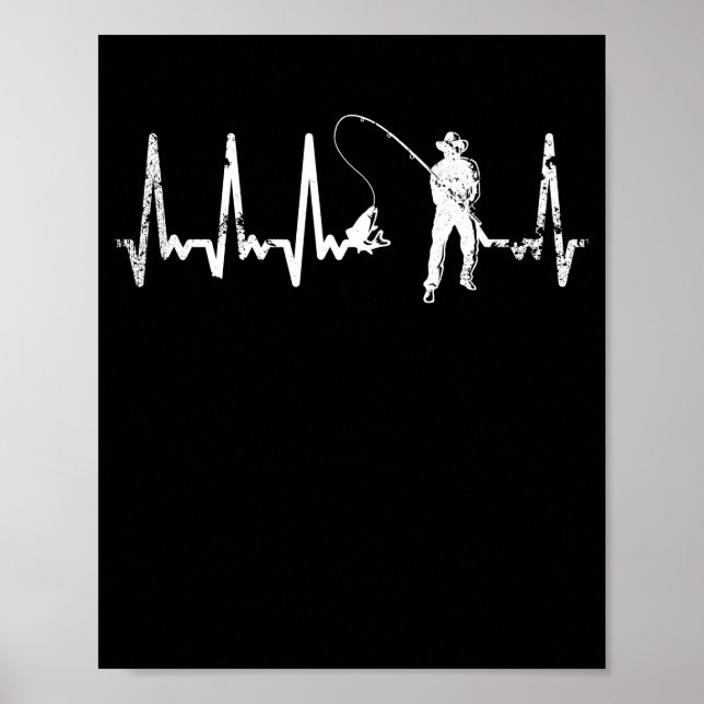 Poster Presente de ECG de peixe pulsado por pescador bati (Frente)