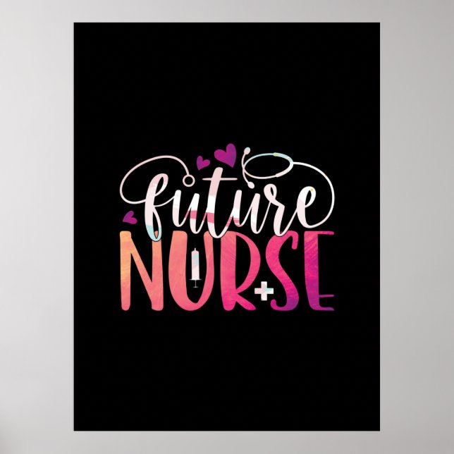 Poster Presente de Enfermeira | Enfermeiros Futuros (Frente)