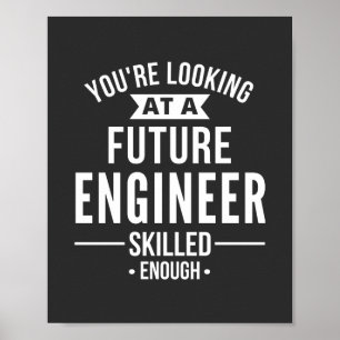 Poster presente de engenheiro