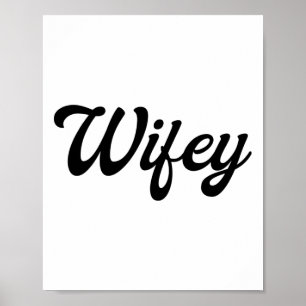 Poster Presente de esposa conjunto de camiseta para casai