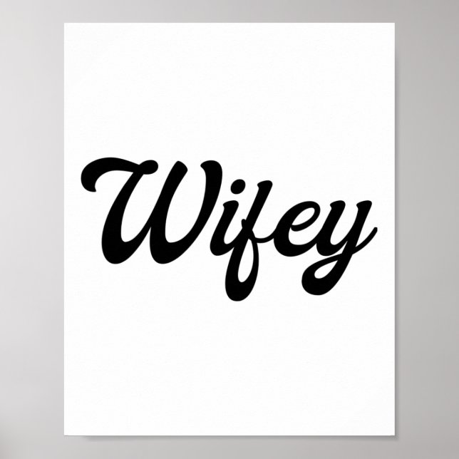 Poster Presente de esposa conjunto de camiseta para casai (Frente)