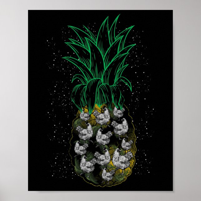 Poster Presente de Fazendeiro Amante de Animais de Granja (Frente)