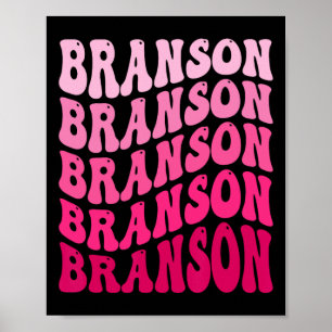 Poster Presente de Férias Branson Missouri Gráfico Retro