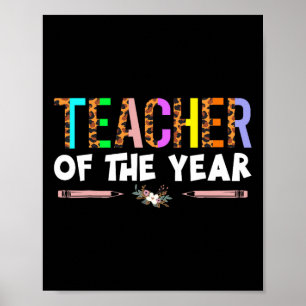 Poster Presente De Festa Para Professor Do Ano Apreciação
