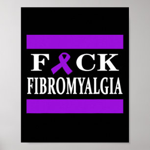 Poster Presente de Fita Roxa de Consciência do Guerreiro
