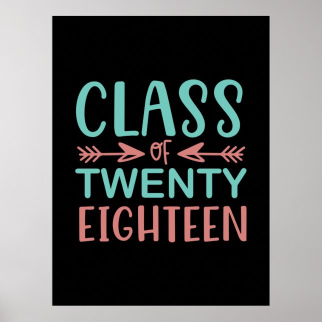 Poster Presente de Formatura | Turma de Vinte e Dezoito (Frente)