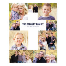Presente de Foto da Família de Colagem de Fotos Cr