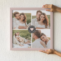 Presente de Foto Personalizada da Família de Colag