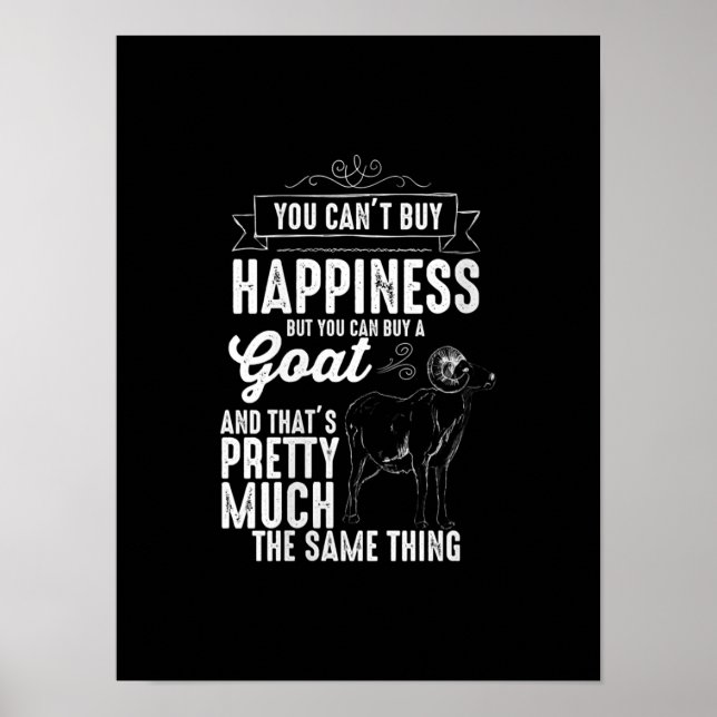 Poster Presente de Gato de Cabra Lover para Mulheres (Frente)