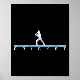 Poster Presente de jogador de críquete Tsman