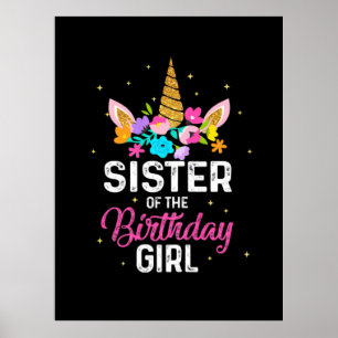 Poster Presente de Mãe   Irmã da Garota do Aniversário