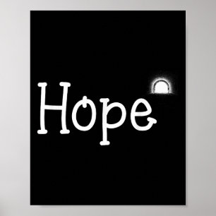 Poster Presente De Motivação Esperança Para Homens Mulher