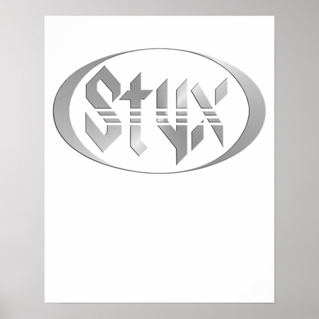 Poster Presente De Música Gráfica De Banda STYX Para Vent (Frente)