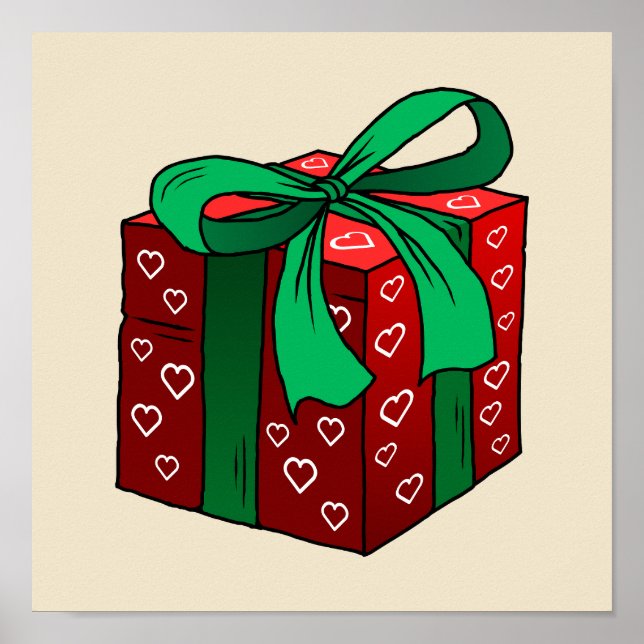 Poster Presente de Natal (Frente)