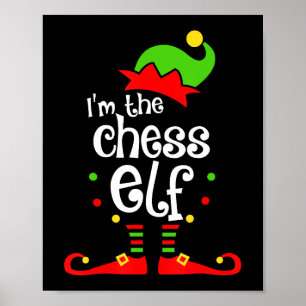 Poster presente de natal de amigo da família de elf xmas
