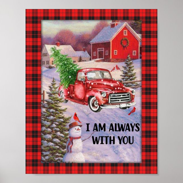 Poster Presente de Natal | Eu Estou Sempre Com Você (Frente)