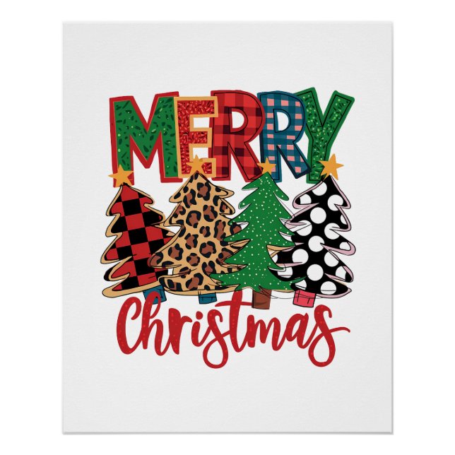 Póster Presente de Natal Feliz Natal (Frente)