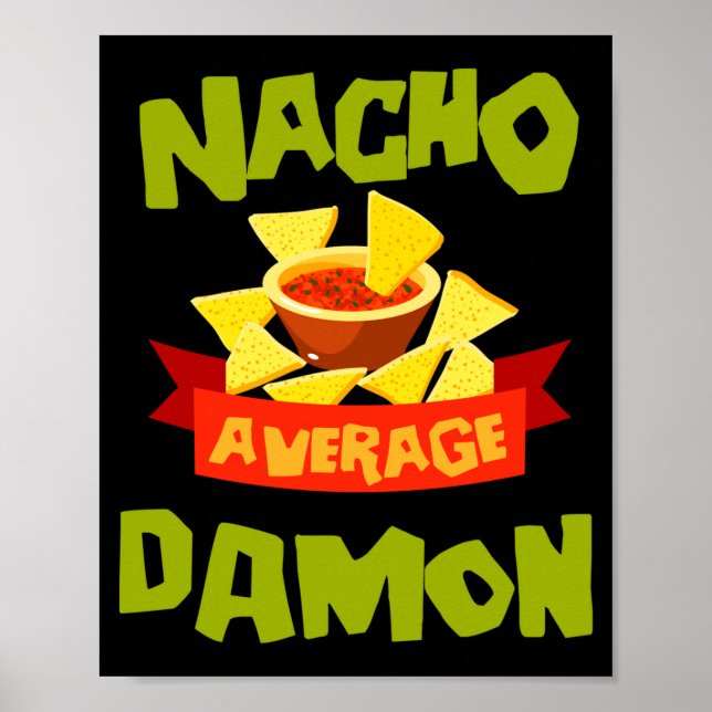 Poster Presente de nome de aniversário engraçado Nacho av (Frente)