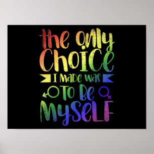 Poster Presente de Orgulho gay Mês para Igualdade de Dir