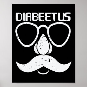 Poster Presente de Sensibilização para a Diabetes Diabete