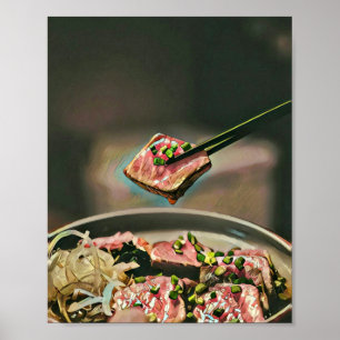 Poster presente de sushi legal