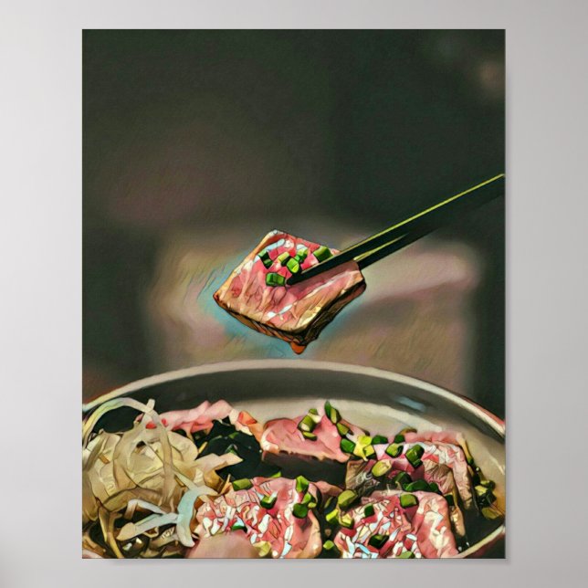 Poster presente de sushi legal (Frente)