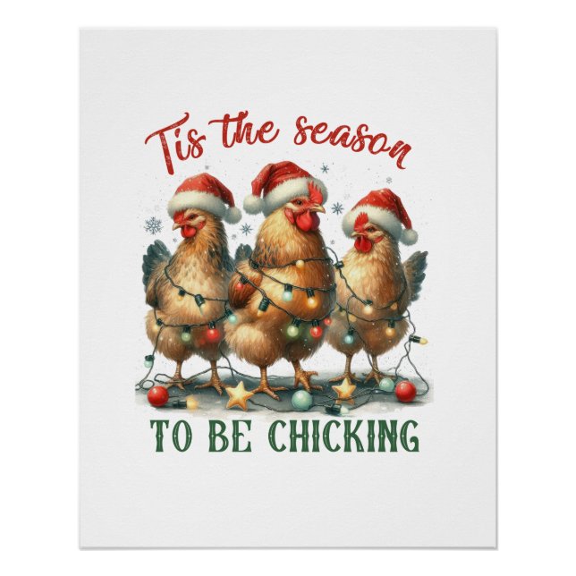 Póster Presente De Xmas Para Chicória (Frente)