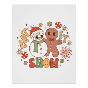 Póster Presente de Xmas que deixe nevar