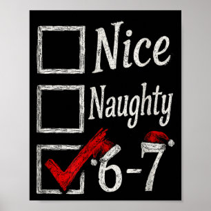 Poster Presente Divertido de Natal Malicioso Legal para H