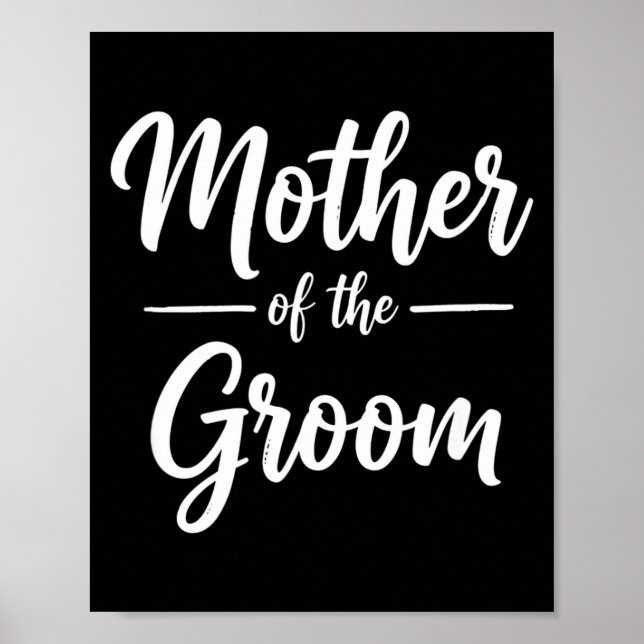 Poster Presente Divertido para a Mãe do Noivo no Casament (Frente)