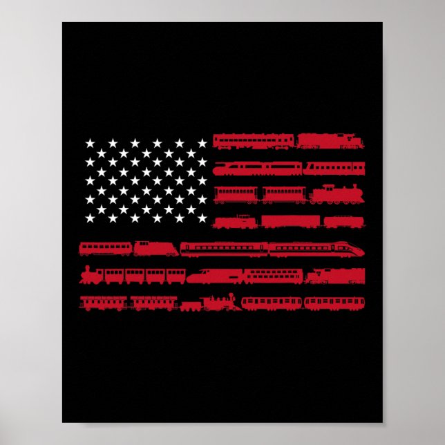 Poster Presente Divertido para Colecionadores de Trem Adu (Frente)