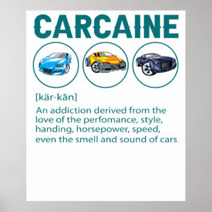 Poster Presente do Cara do Funny Car - Definição de CARCA