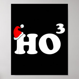 Poster Presente do Cubo Ho3 Ho do Papai Noel Mulheres Hom