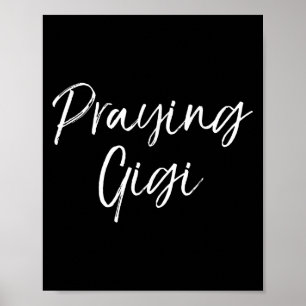 Poster Presente do Dia das Mães de Oração Cristã Para Vov