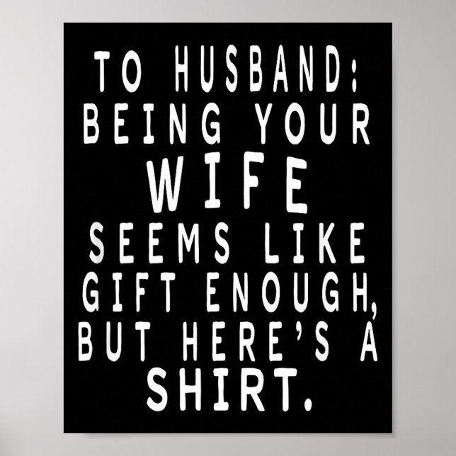 Poster Presente do Dia dos Pais da Esposa para o Marido C (Frente)