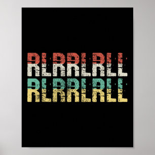 Poster Presente do Drummer de Presente do Paradiddle