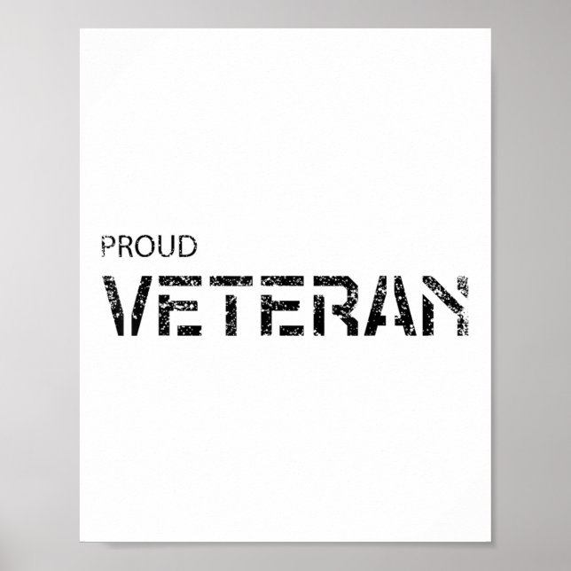 Poster Presente do Exército Militar de Guerra Veterana (Frente)