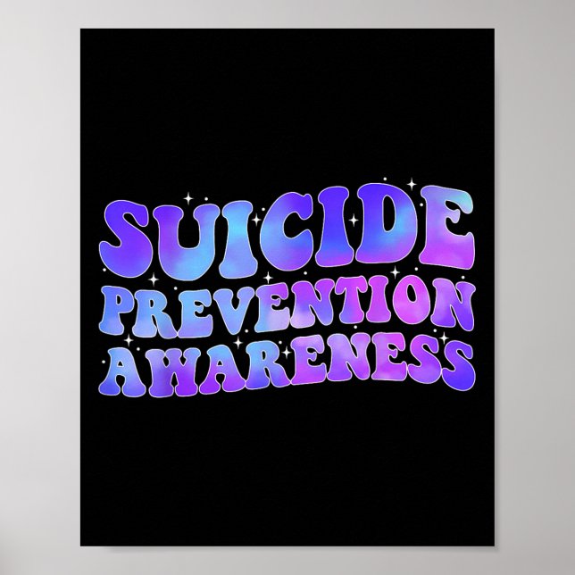 Poster Presente do Mês de Conscientização sobre Prevenção (Frente)