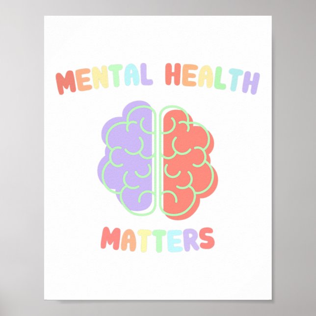 Poster Presente do Mês de Conscientização sobre Problemas (Frente)