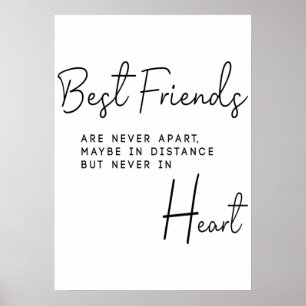 Poster Presente dos melhores amigos para ela