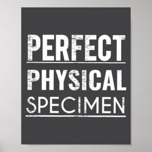 Poster Presente engraçado de citação de espécime físico p