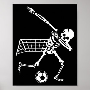 Poster Presente engraçado de Halloween de humor de futebo
