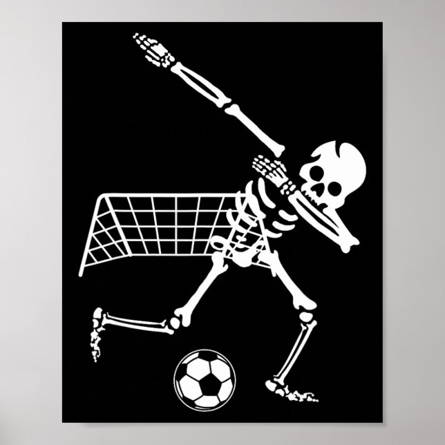 Poster Presente engraçado de Halloween de humor de futebo (Frente)