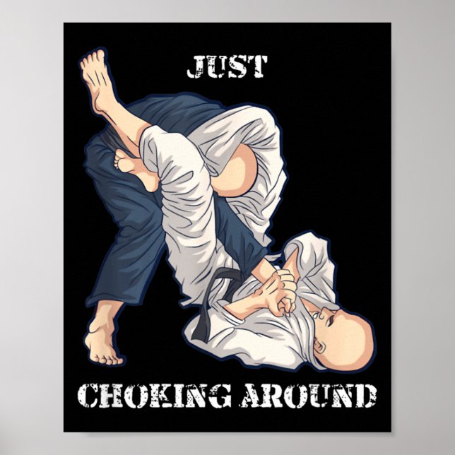 Poster Presente engraçado de Jiu-Jitsu Brasileiro para MM (Frente)