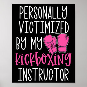 Poster Presente Engraçado de Kickboxer Pessoalmente Vitim