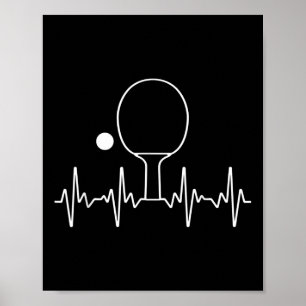 Poster Presente engraçado de Ping Pong para homens e mulh